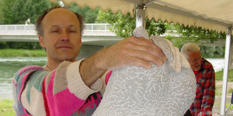 Steinbildhauen open air